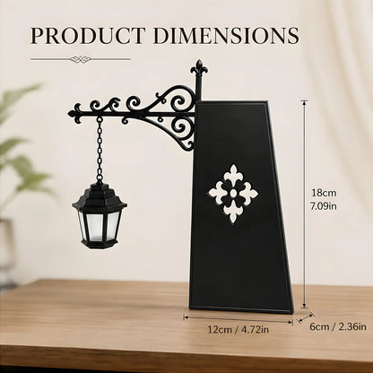 IVOSOMA® Mini Library Lantern Shelf Lamp for Cozy Reading Nook Decor