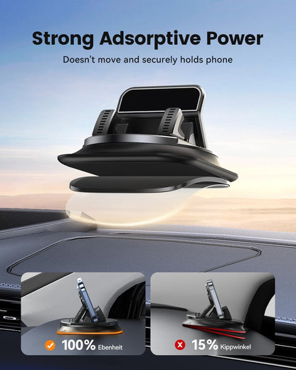 Ivosoma® Car phone holder 360 degree rotation, suitablefor car navigation in-car dashboard