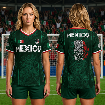 2026 Mexico Retro Soccer Jersey – Pyramid Fan Shirt