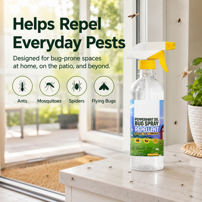 Ivosoma® Powerful Peppermint Oil Spray That Protects Your Home, Safe for Kids & Pets