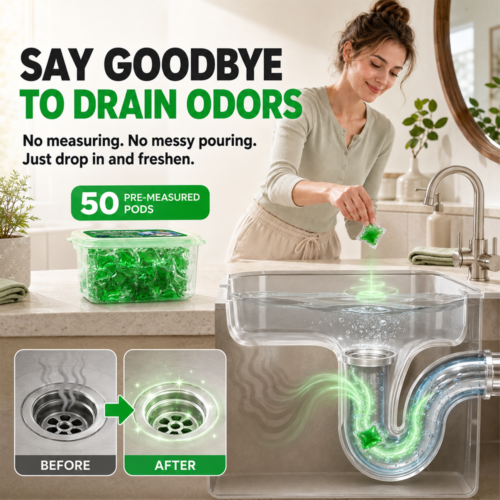 Ivosoma® Drain Deodorizer Capsules – Drop In For Fresher Drains upsell