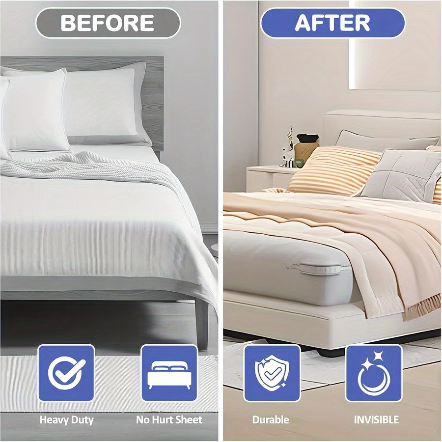 Ivosoma®🛏️ Adjustable Bed Sheet Grippers – 4-Piece Set