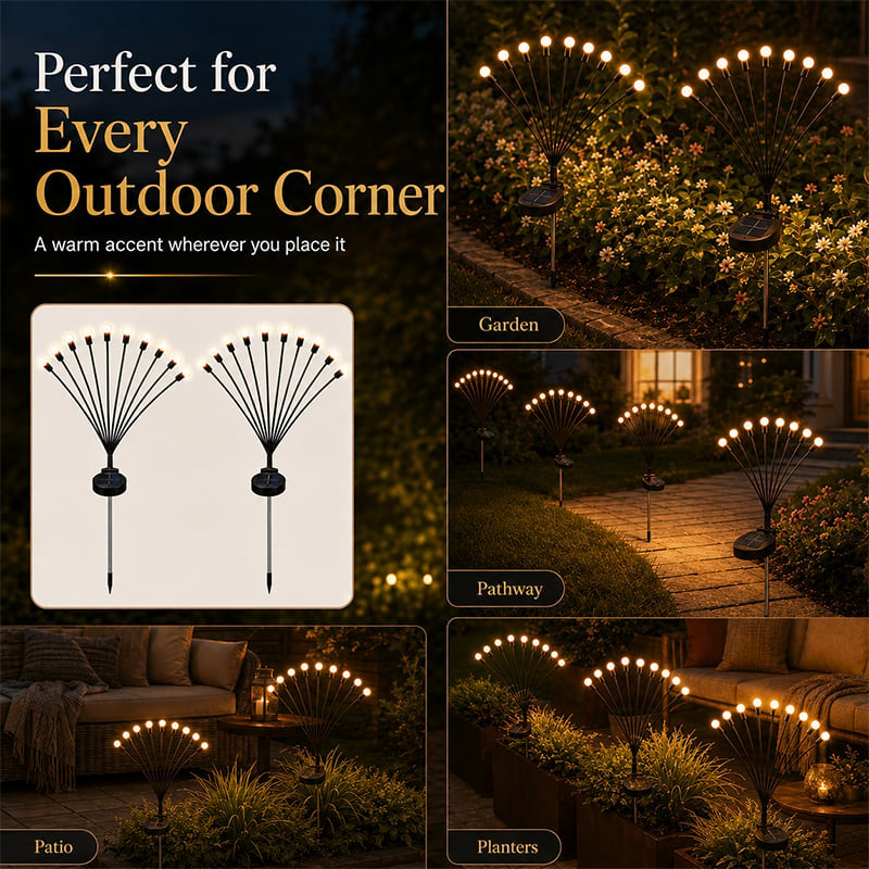 🔥Lasy day 50% OFF-🔥Ivosoma® IP65 Waterproof Solar Powered Firefly Light