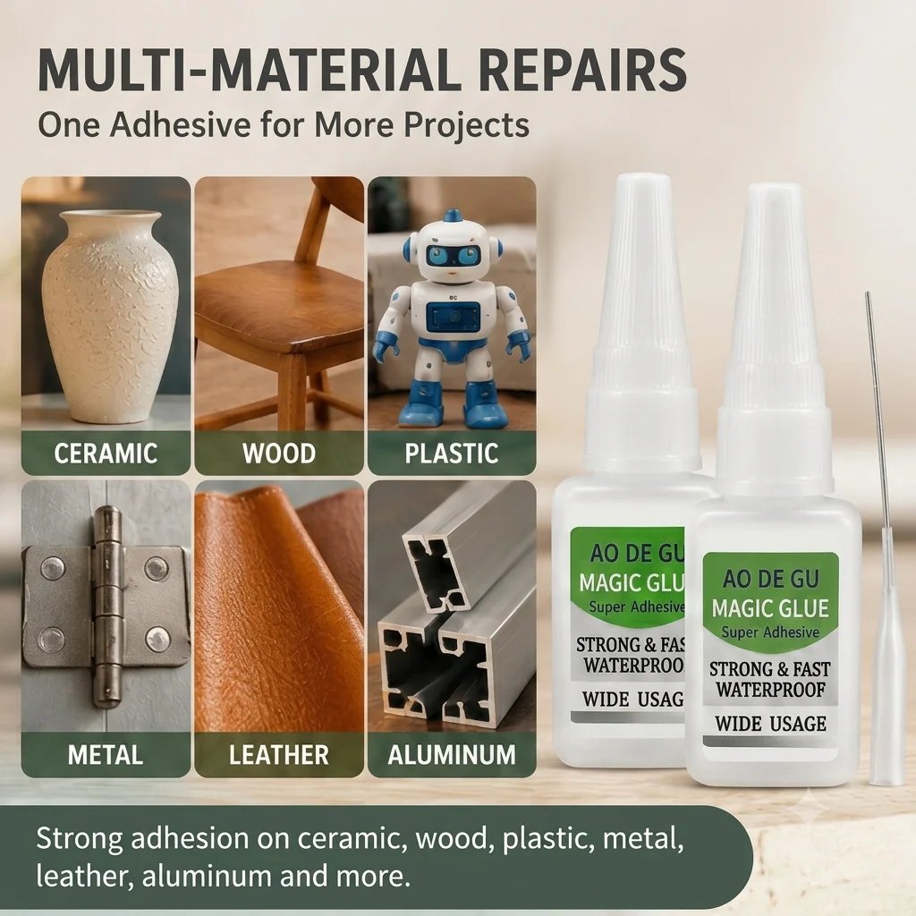 ⚡Ivosoma® Fast-Setting Super Glue Kit – 4 × 20mL Per Set