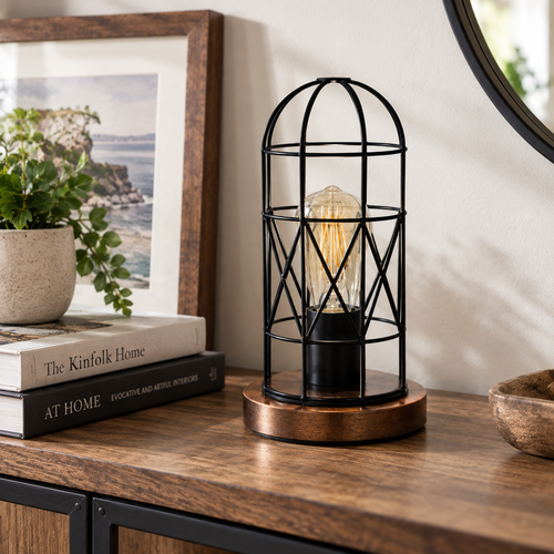 3-Way Dimmable Touch Control Industrial Table Lamp