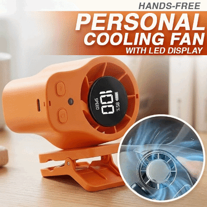 ✅ Hands-Free Personal Cooling Fan
