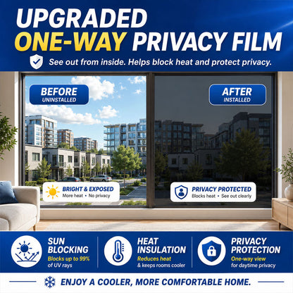 Ivosoma® One-Way Mirror Window Film – Heat Control & UV Protection upsell