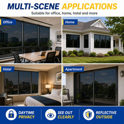 Ivosoma® One-Way Mirror Window Film – Heat Control & UV Protection upsell
