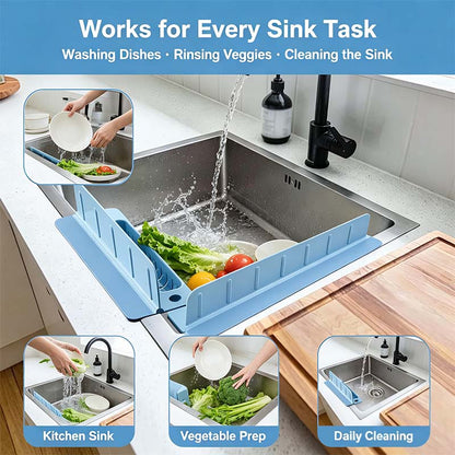 Ivosoma® Kitchen Sink Splash Guard Water Guard for Washbasin Dining Room Dish Washing upsell