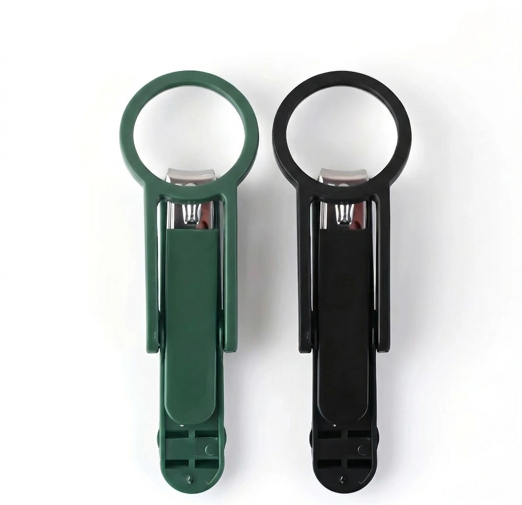🔥Buy 1 Get 1 Free🔥Ivosoma® Stainless Steel Magnifying Nail Clipper – 3X Magnifying Glass