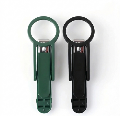 🔥Buy 1 Get 1 Free🔥Ivosoma® Stainless Steel Magnifying Nail Clipper – 3X Magnifying Glass