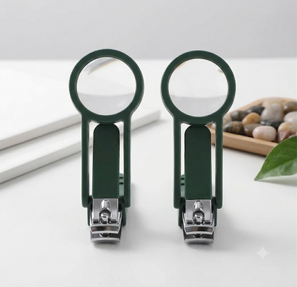 🔥Buy 1 Get 1 Free🔥Ivosoma® Stainless Steel Magnifying Nail Clipper – 3X Magnifying Glass