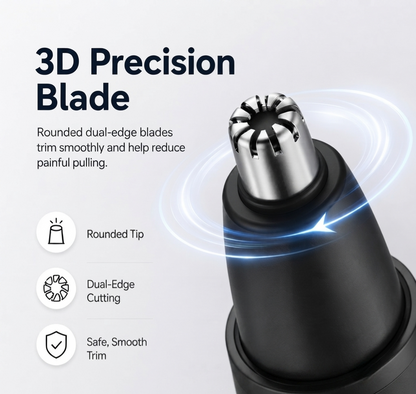 IVOSOMA® Professional LED Display Nose & Ear Trimmer, Painless Travel Gifts for Men Women.