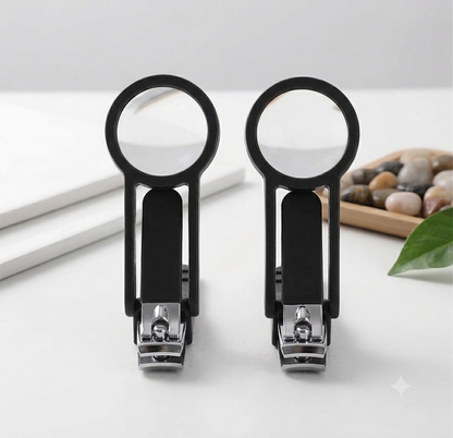 🔥Buy 1 Get 1 Free🔥Ivosoma® Stainless Steel Magnifying Nail Clipper – 3X Magnifying Glass