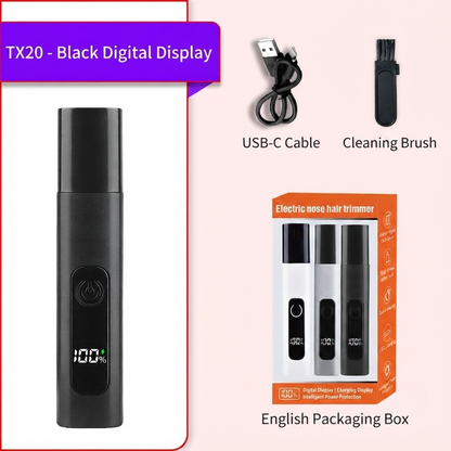 IVOSOMA® Professional LED Display Nose & Ear Trimmer, Painless Travel Gifts for Men Women.