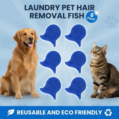 Ivosoma® Laundry Pet Hair Removal Fish – 6 Pack