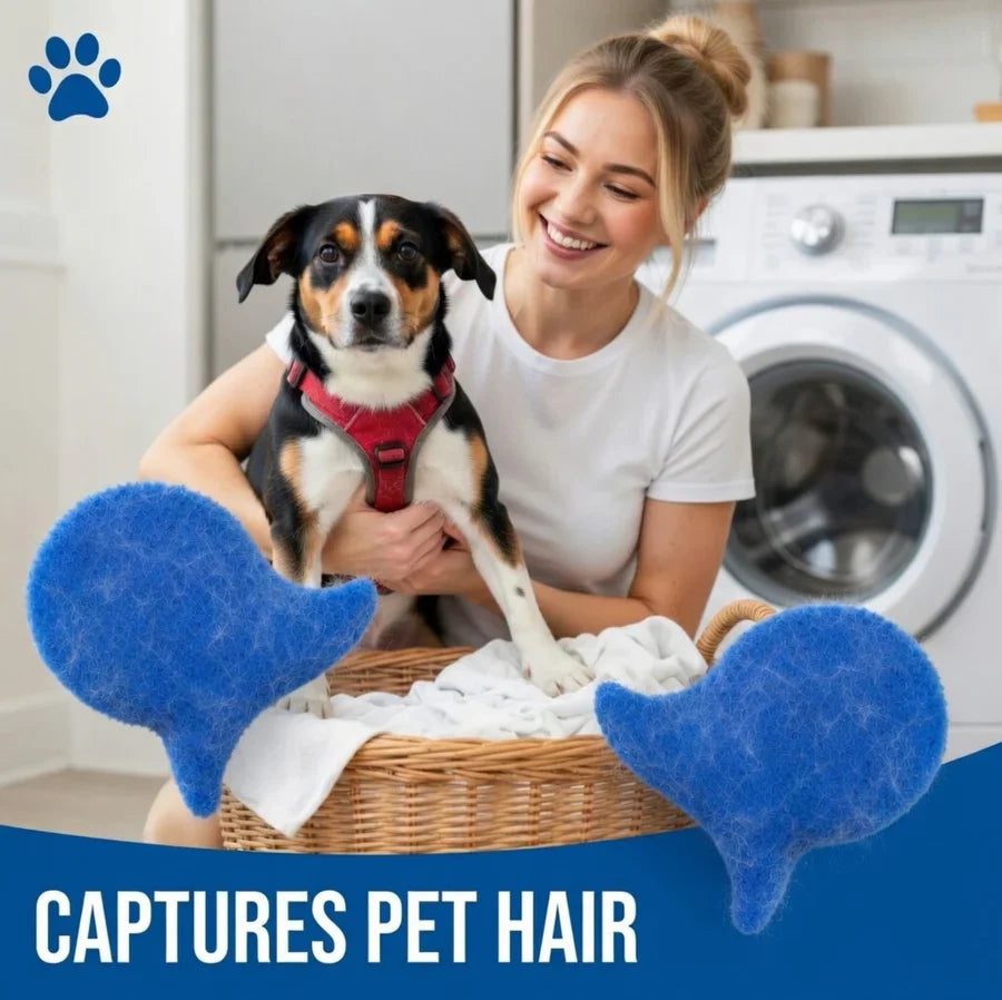 Ivosoma® Laundry Pet Hair Removal Fish – 6 Pack