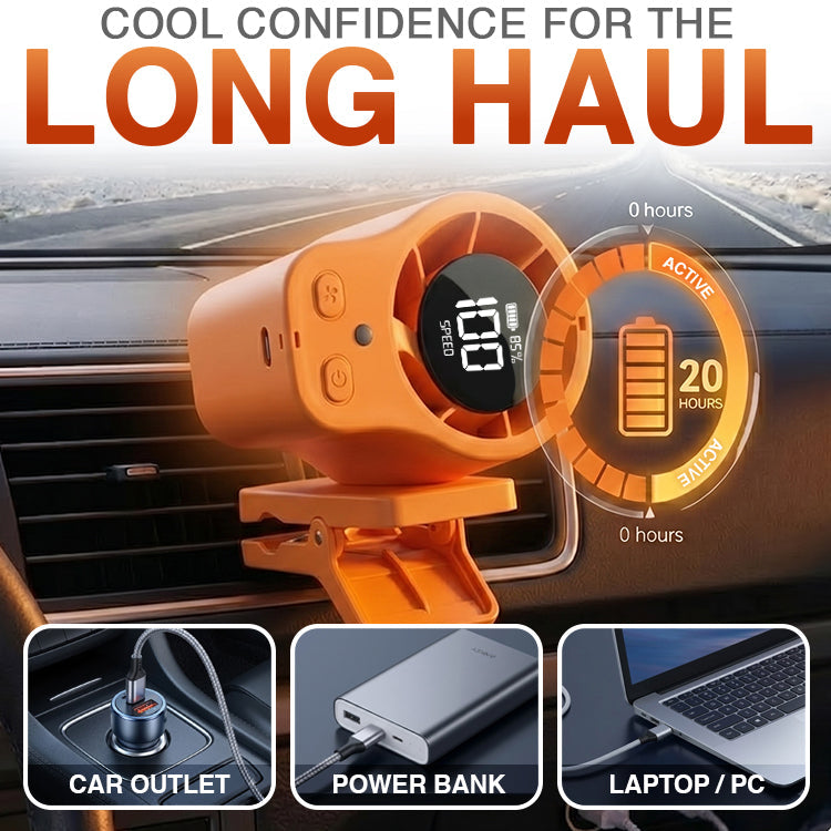 ✅ Hands-Free Personal Cooling Fan