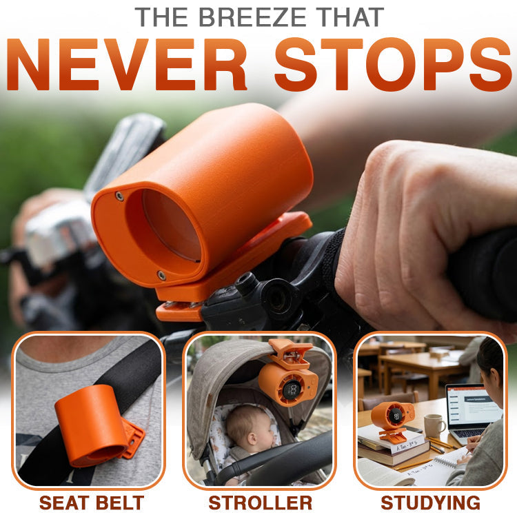 ✅ Hands-Free Personal Cooling Fan