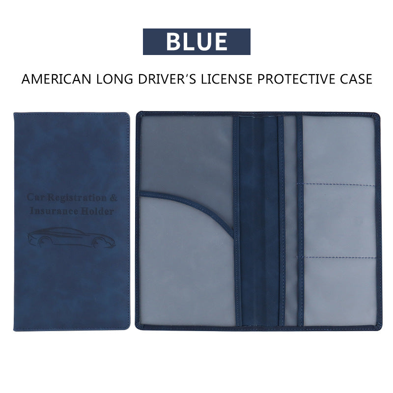 👝LAST DAY 50% OFF🚗 Car Registration & Insurance Document Holder | Premium PU Leather Organizer