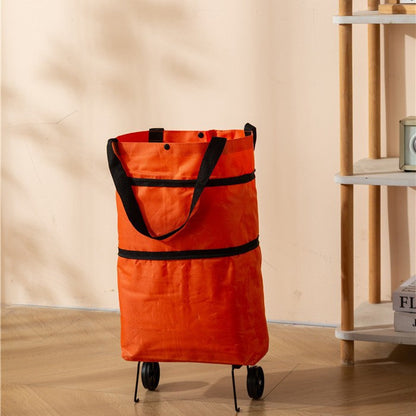 ❤Last Day 50% OFF🛒Ivosoma® Foldable 2-in-1 Rolling Shopping Bag