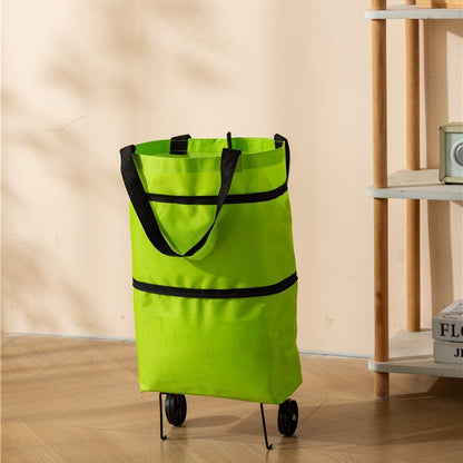 ❤Last Day 50% OFF🛒Ivosoma® Foldable 2-in-1 Rolling Shopping Bag