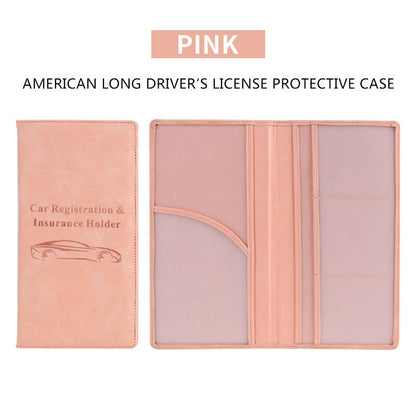 👝LAST DAY 50% OFF🚗 Car Registration & Insurance Document Holder | Premium PU Leather Organizer