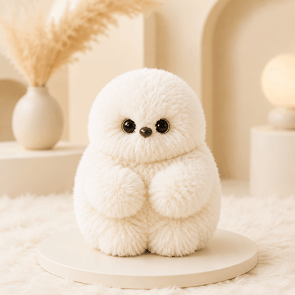 👀70% OFF Ivosoma® Cute AI shy Emotional companionship robot doll bag charm plush toy👜-It can sing, turn its head, and learn to speak🤖（upsell）
