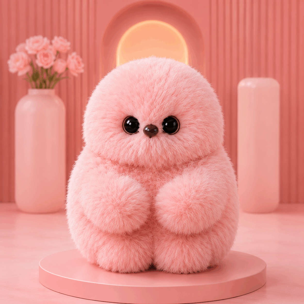 👀70% OFF Ivosoma® Cute AI shy Emotional companionship robot doll bag charm plush toy👜-It can sing, turn its head, and learn to speak🤖（upsell）