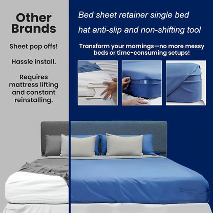 Ivosoma®🛏️ Adjustable Bed Sheet Grippers – 4-Piece Set