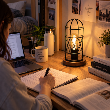 3-Way Dimmable Touch Control Industrial Table Lamp