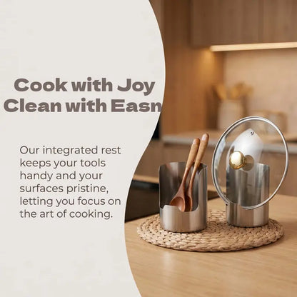 Ivosoma® 2 - Pcs Thickened Stainless Steel Utensil Organizer, Rust Resistant Easy to Clean