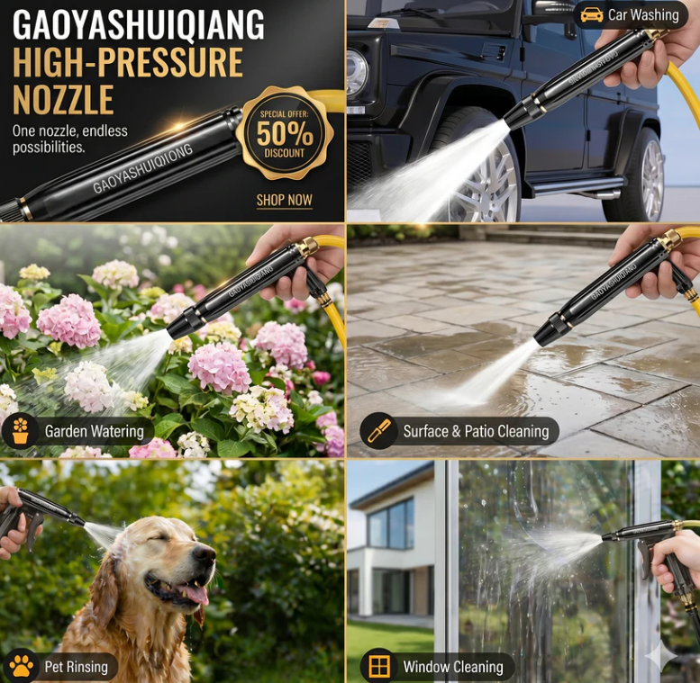 🚗✨Powerful High-Pressure Home Car Wash & Garden Sprayer ps