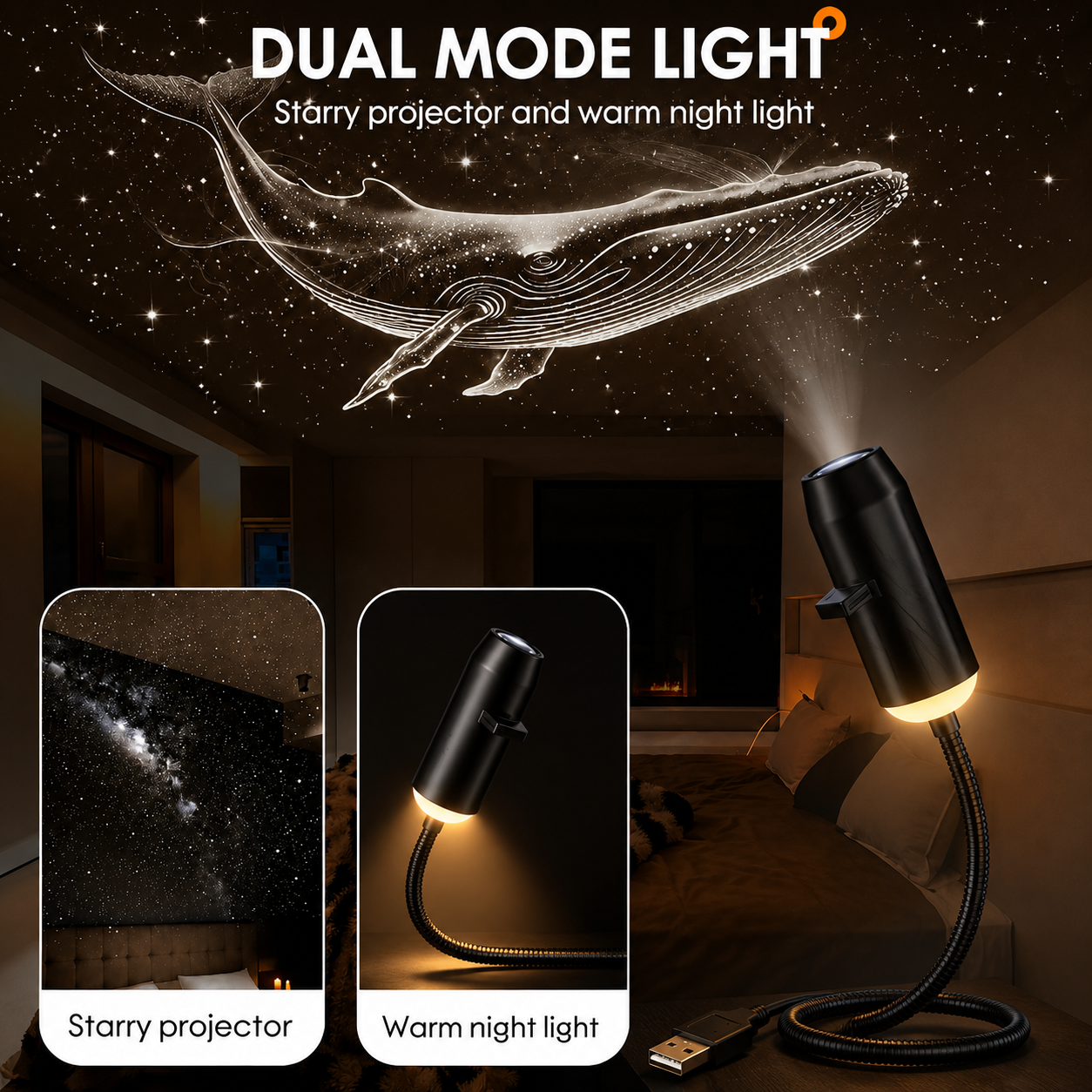star projection lamp plug card