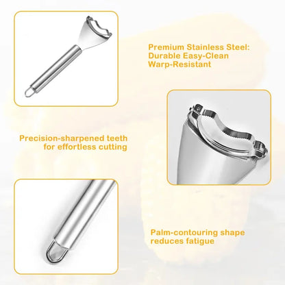 🌽Corn Kernel Peeler – Easy Corn Cob Stripper for Quick Kernel Removal