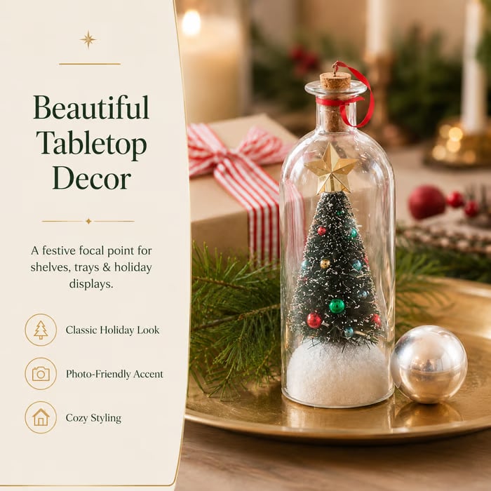 🎅🎄Ivosoma® Christmas Sale -Recordable Christmas Tree Message In A Bottle