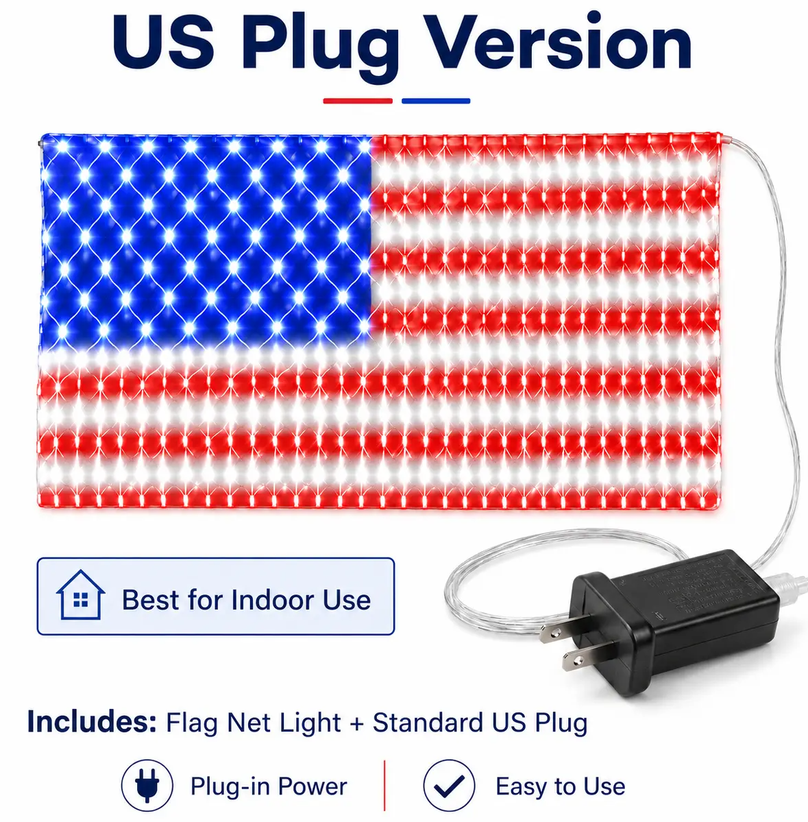 🔥49% Off Sale on July 4-Solar American Flag Lights Outdoor