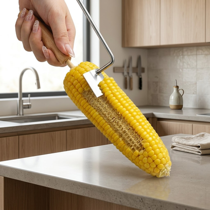 Navozilo® Stainless Steel Corn Peeler – Premium Kernel Stripping Tool