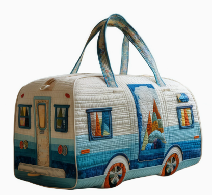 💞LAST DAY 50% OFF ✨Larnto® Hippie Journey Quilted Duffle Bag