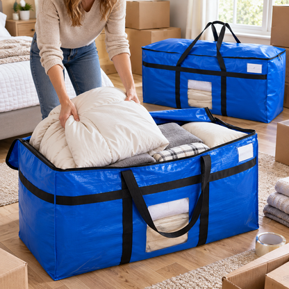 Gallon XXL Heavy-Duty Moving & Storage Bags with Visible Window