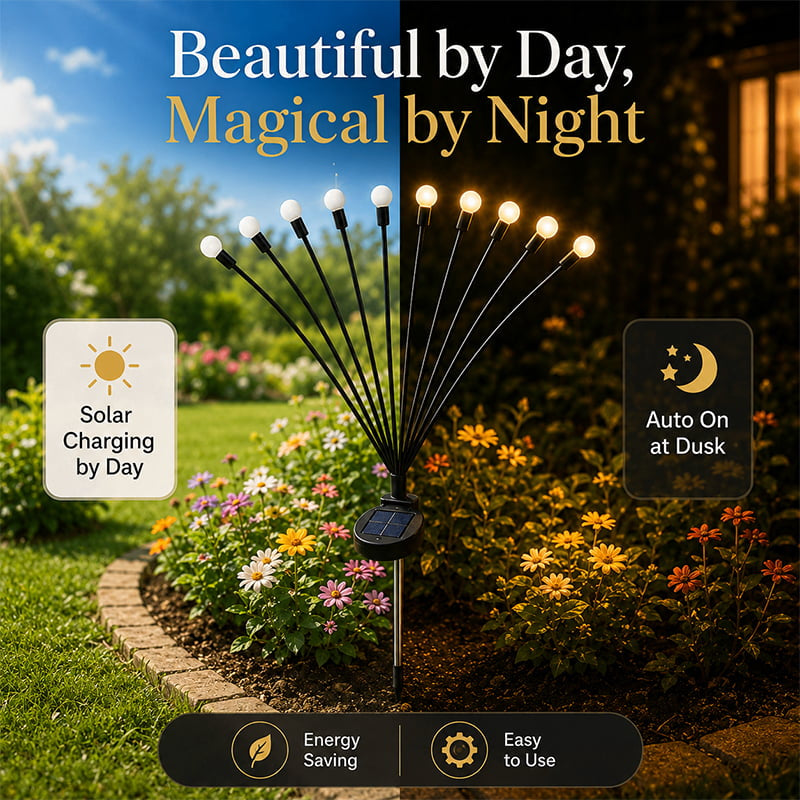 🔥Lasy day 50% OFF-🔥Ivosoma® IP65 Waterproof Solar Powered Firefly Light