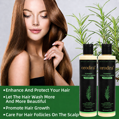 🔥💞LAST DAY 75% OFF ✨Rosemary Keratin Shampoo | Hair Growth & Anti-Dandruff Scalp Treatment