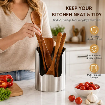 Ivosoma® 2 - Pcs Thickened Stainless Steel Utensil Organizer, Rust Resistant Easy to Clean