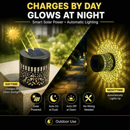 NAVOZILO®🏡☀️Seven-Color Changing Solar Mandala Projection Wall Light