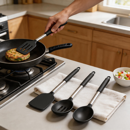 Yoehka 4-Piece Silicone Cooking Utensils Set