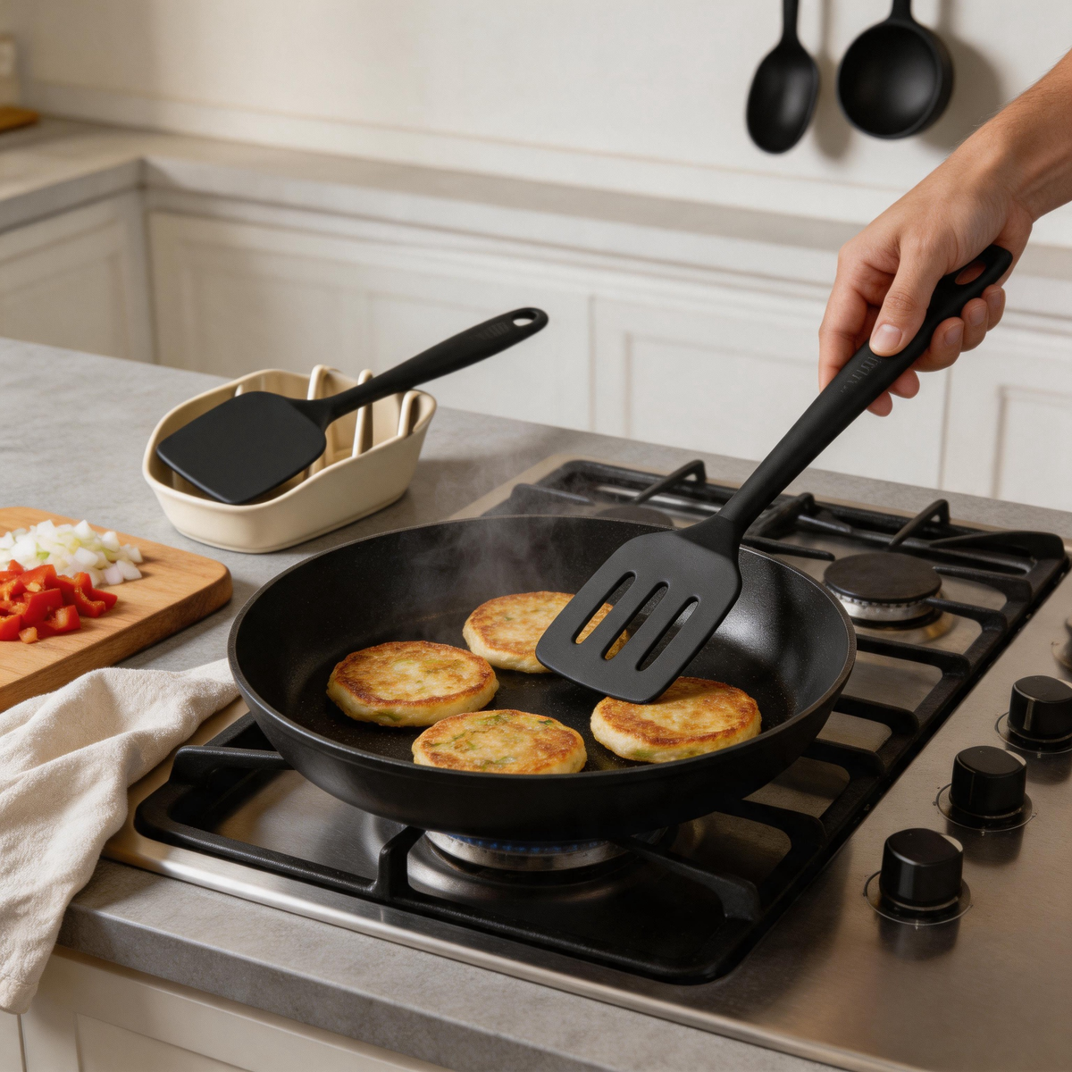 Coukre 2-Piece Silicone Spatula Set