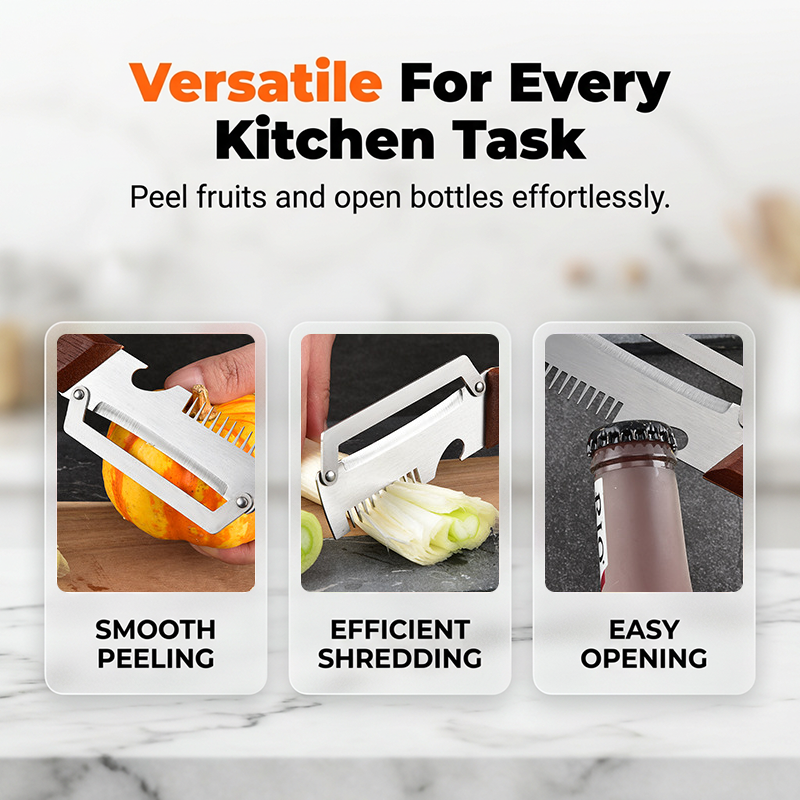 🍴Ivosoma® 3-in-1 Scallion Shredder & Peeler – Fast, Efficient & Must-Have Kitchen Tool ✨