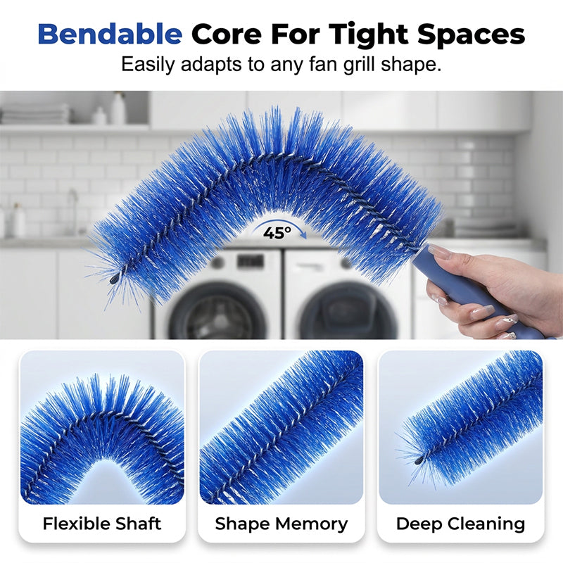 360° All-Around Flexible Fan Cleaning Brush