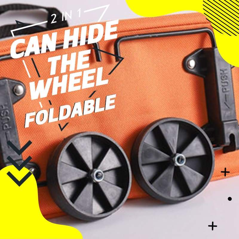 ❤Last Day 50% OFF🛒Ivosoma® Foldable 2-in-1 Rolling Shopping Bag