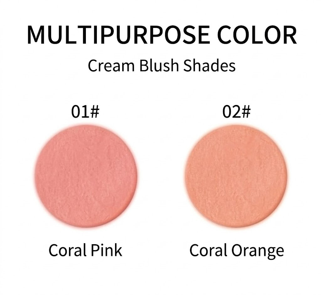 Kylatocosh Soft-Focus Matte Cream Blush Mud – Long-Lasting 3D Sculpting & Brightening Face Tint
